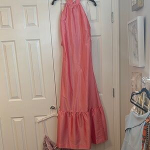 Elegant Pink Maxi Dress